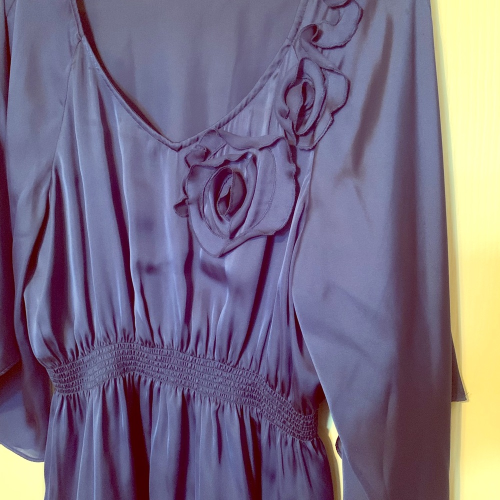 Royal blue blouse